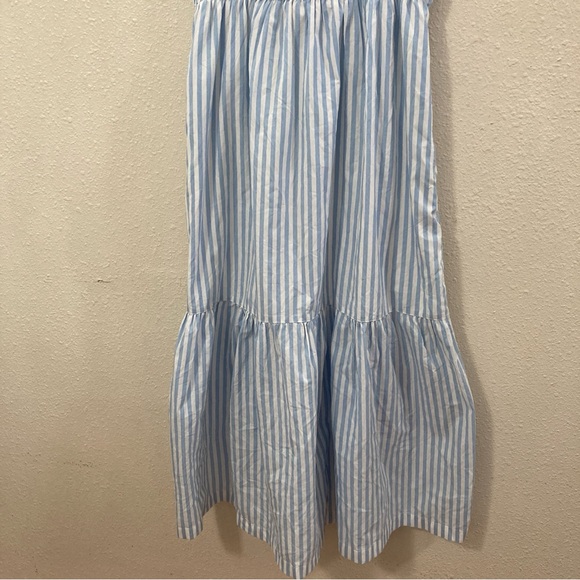 Abercrombie Kids Blue Striped Long Dress Sleeveles 15/16 - Picture 4 of 11